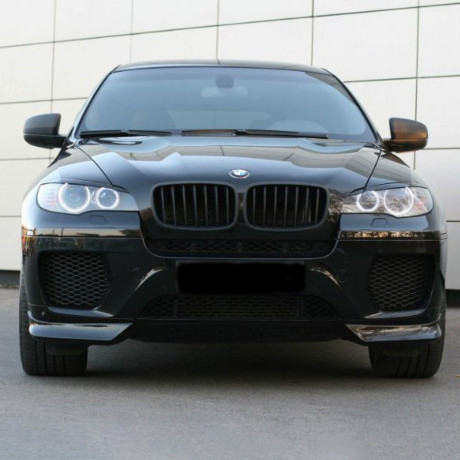 Клыки на передний бампер "GT" для BMW X6 купить недорого с доставкой в Магнитогорск