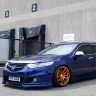 Вставка между клыками переднего бампера Modulo для Honda Accord (VIII gen)(2008-2013) купить недорого с доставкой в Магнитогорск