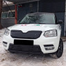 Зимний экран верхний, (текстурный пластик) для Skoda Yeti City (2013-2018) купить недорого с доставкой в Магнитогорск
