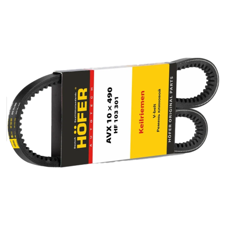 Ремень генератора 10х940 HOFFER зубчатый для B@3 2101-2107, 21213 купить недорого с доставкой в Магнитогорск