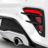 Бампер задний "Kudos" под раздвоенный глушитель для Kia Rio (2017-2020) купить недорого с доставкой в Магнитогорск