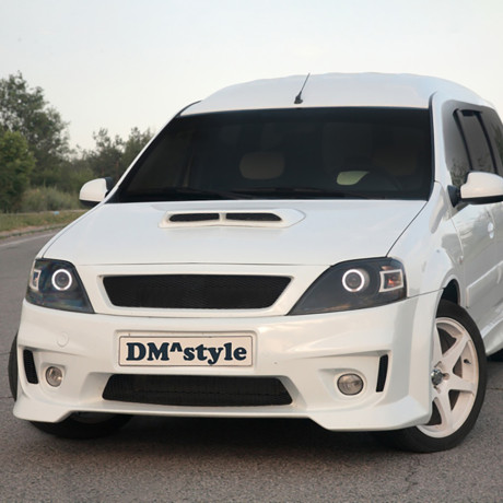 Сетка в бампер "DM style" для L@DA L@ЯGUS (2012-2021) купить недорого с доставкой в Магнитогорск