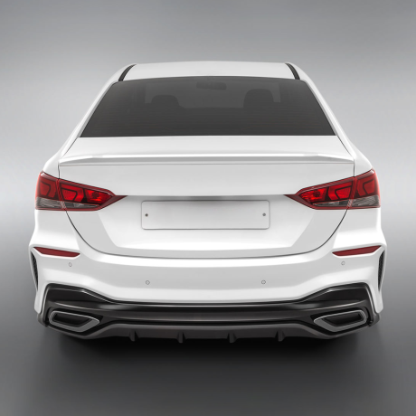 Бампер задний "Quant" для Hyundai Solaris (2017-2020) купить недорого с доставкой в Магнитогорск