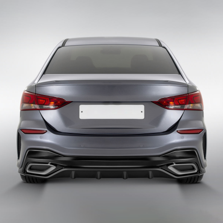 Бампер задний "Quant" для Hyundai Solaris (2017-2020) купить недорого с доставкой в Магнитогорск