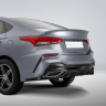 Бампер задний "Quant" для Hyundai Solaris (2017-2020) купить недорого с доставкой в Магнитогорск