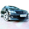 Накладка (юбка) переднего бампера "GT" для Opel Astra H (3D, 5D) купить недорого с доставкой в Магнитогорск