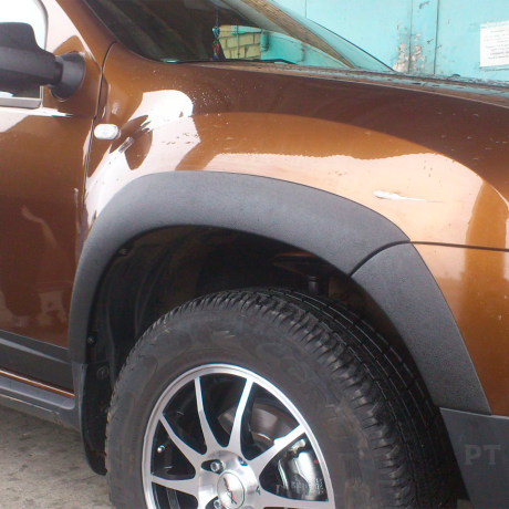 Накладки на крылья (8 шт) (ABS) RENAULT Duster (2016-2020 г.в.) купить недорого с доставкой в Магнитогорск
