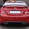 Спойлер высокий для Hyundai Solaris (2010-2016) купить недорого с доставкой в Магнитогорск
