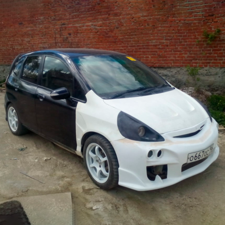 Маски под модульную оптику Hella для Honda Fit GD купить недорого с доставкой в Магнитогорск
