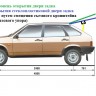Дверь задка стеклопластиковая для B@3 2108, 2109 (3кг) купить недорого с доставкой в Магнитогорск